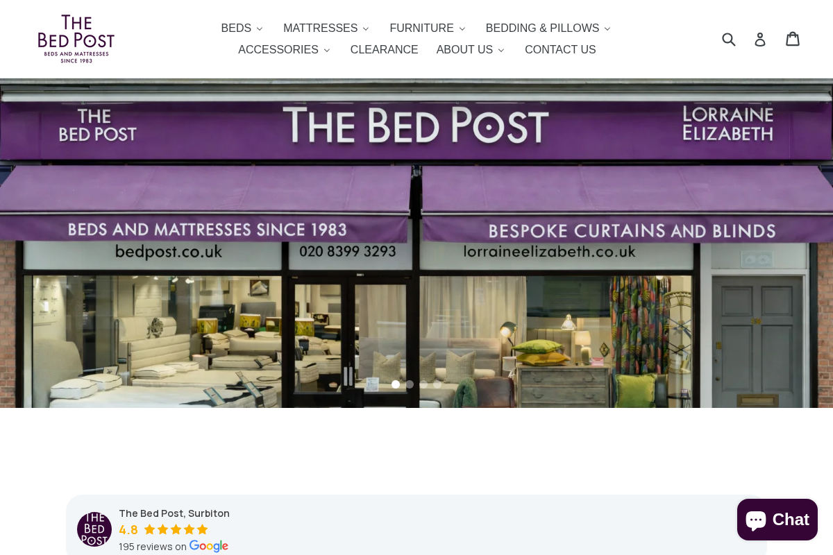 Bed Post homepage screenshot