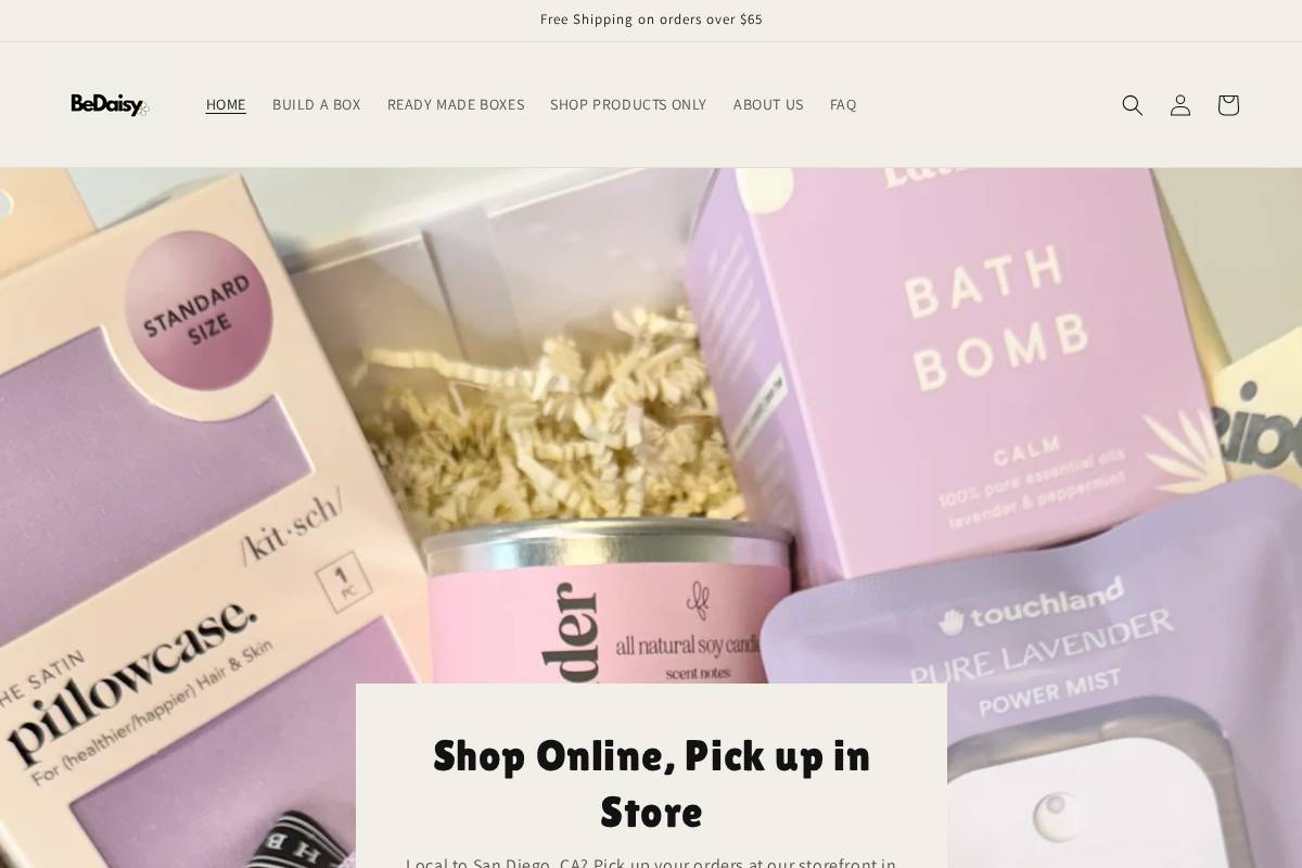 bedaisyco.com homepage screenshot