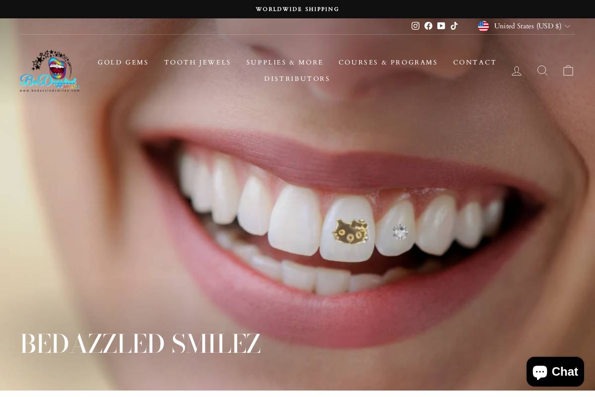 bedazzledsmilez.com homepage screenshot