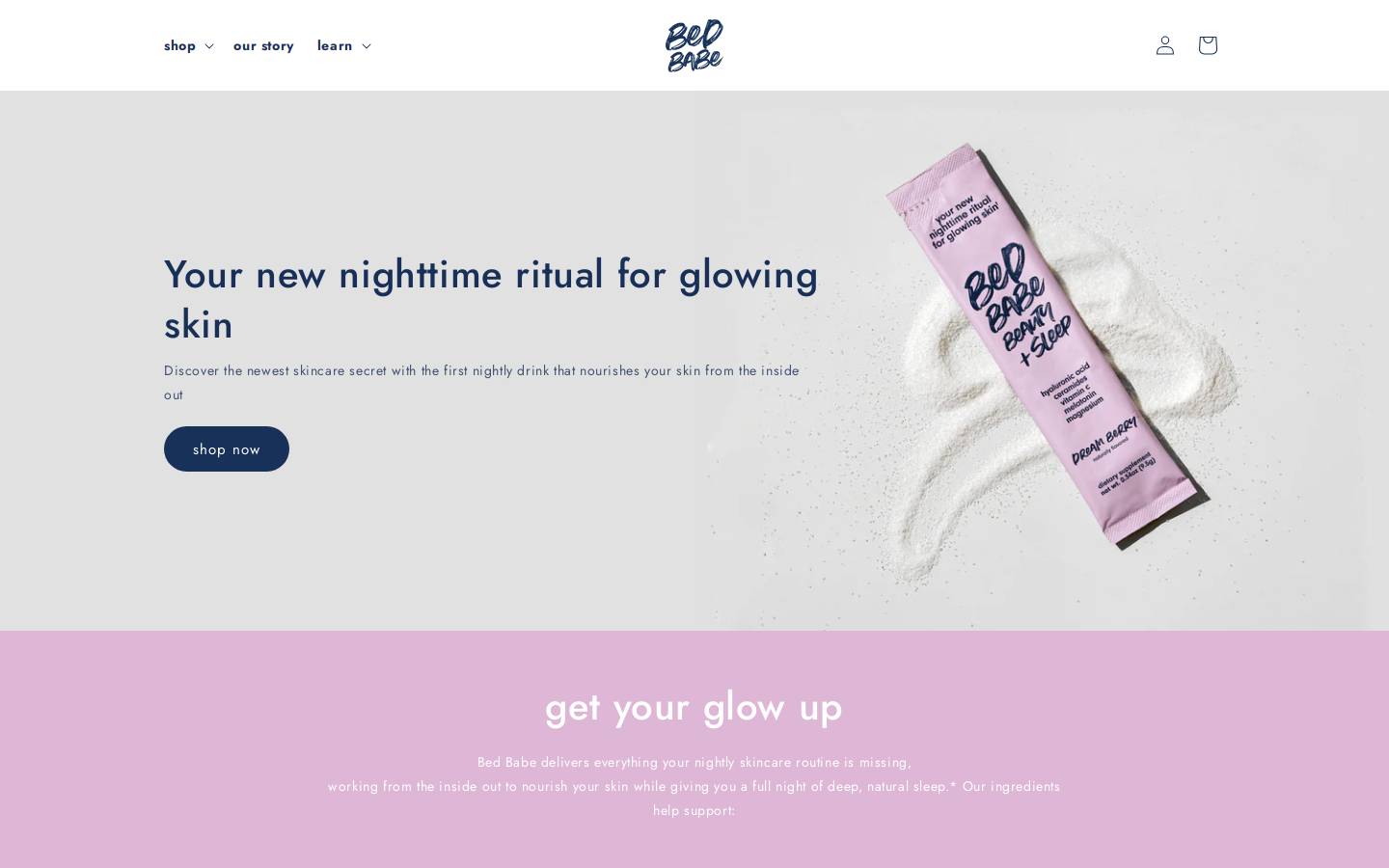 bedbabebeauty.com homepage screenshot