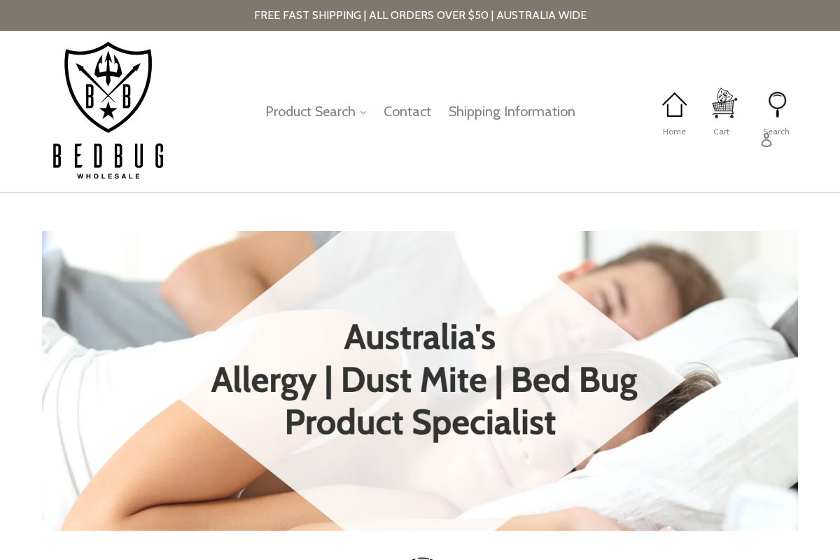 Bedbugwholesale homepage screenshot