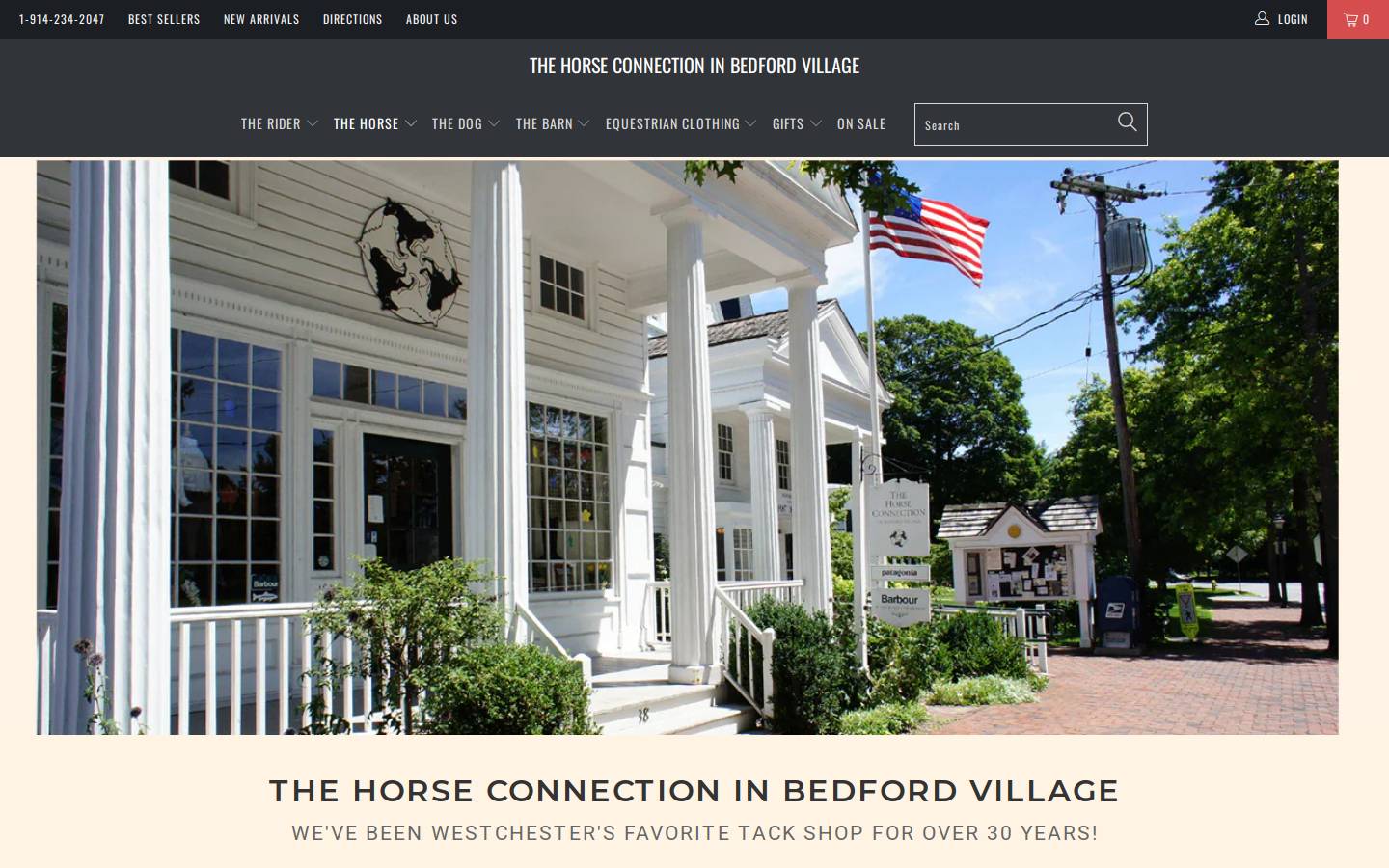 bedfordhorseconnection.com homepage screenshot