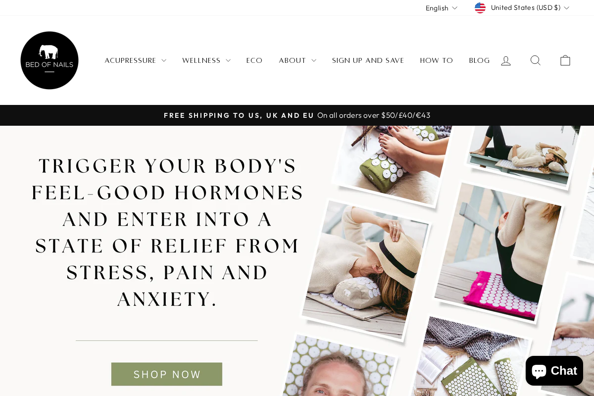 bedofnails.org homepage screenshot