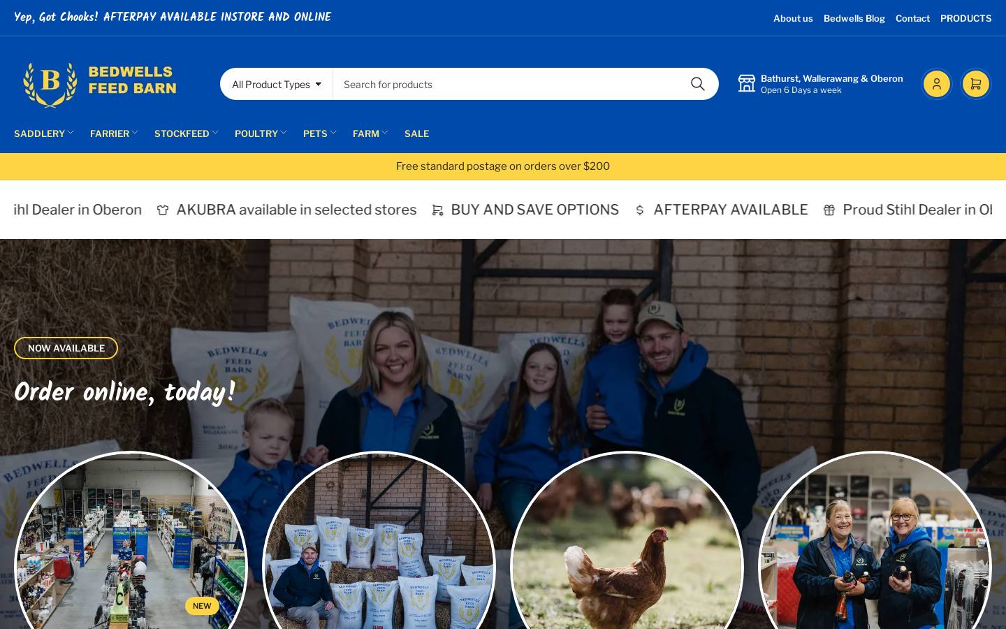bedwells.com.au homepage screenshot