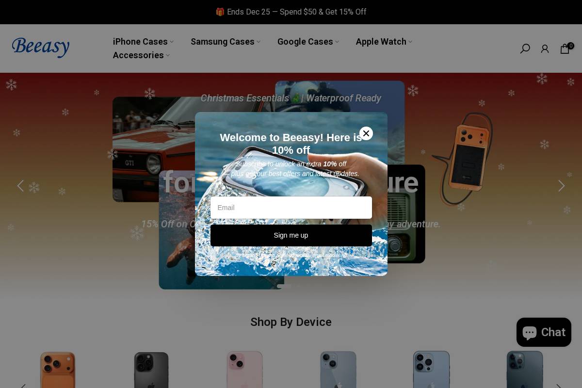 Beeasy homepage screenshot