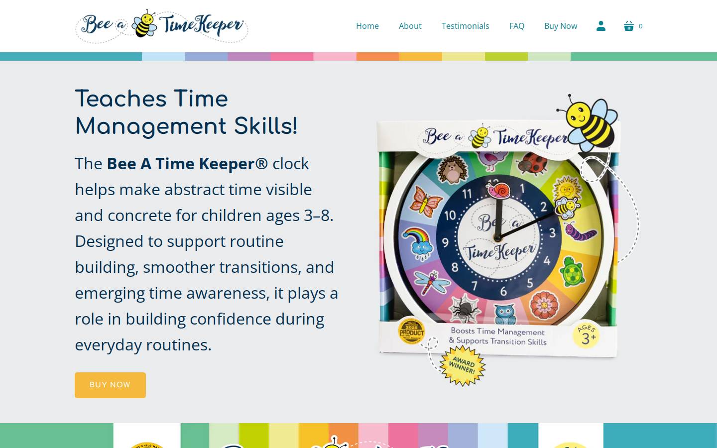 beeatimekeeper.com homepage screenshot