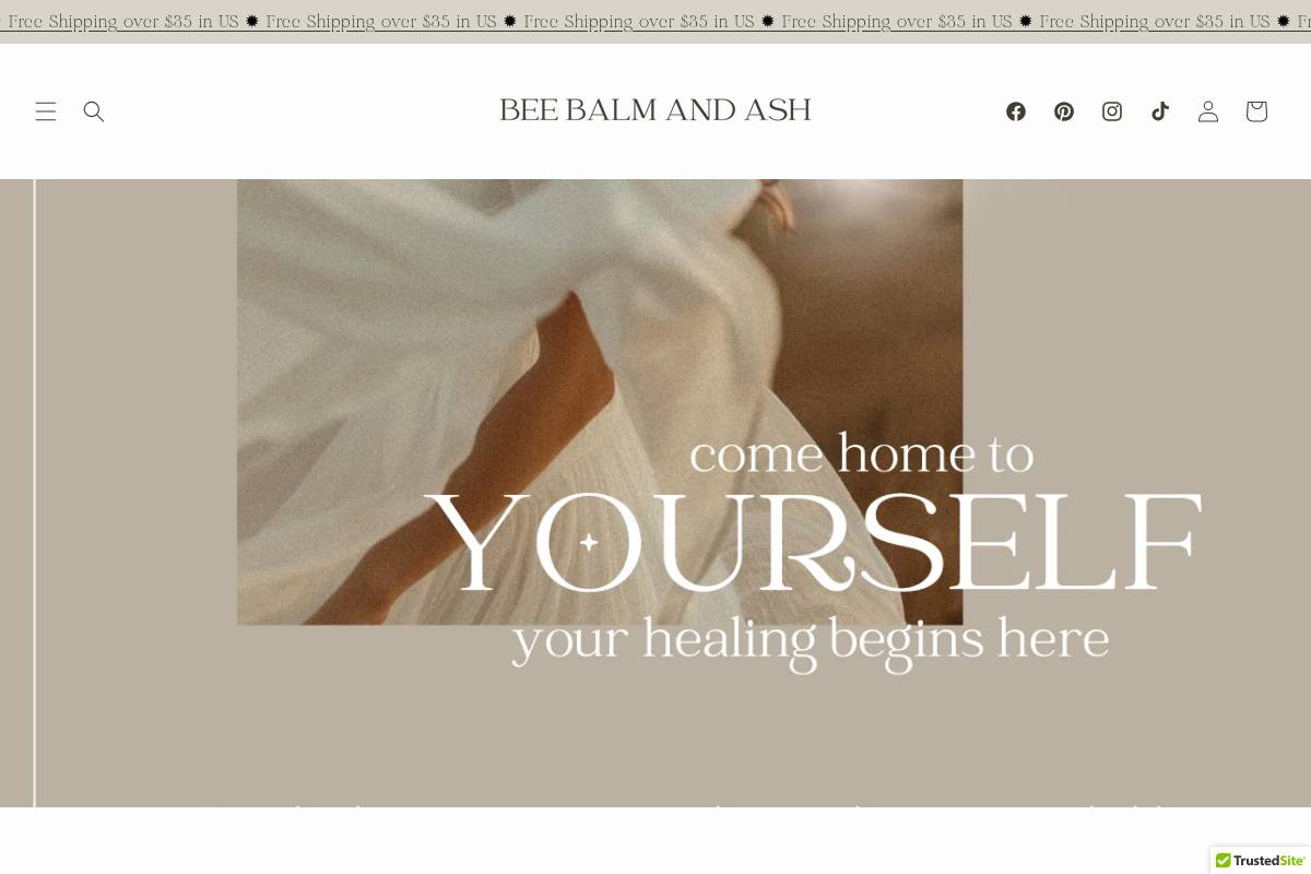 beebalmandash.com homepage screenshot