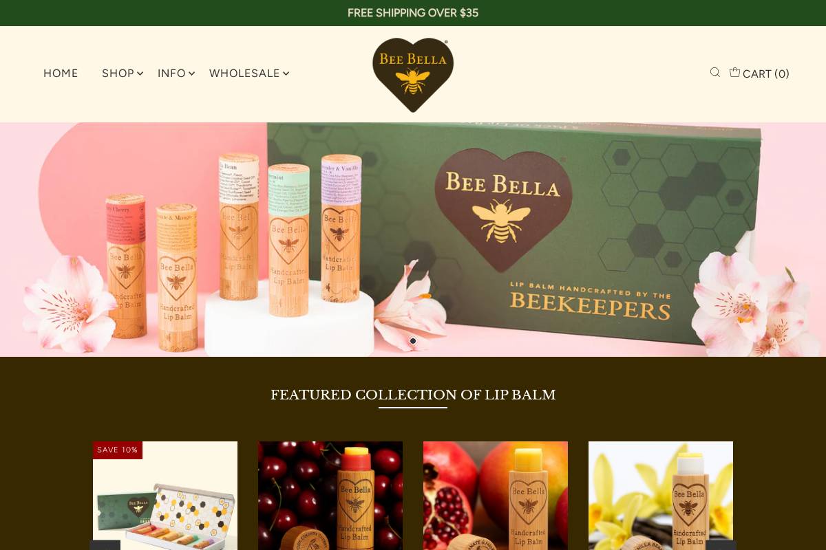 beebella.buzz homepage screenshot