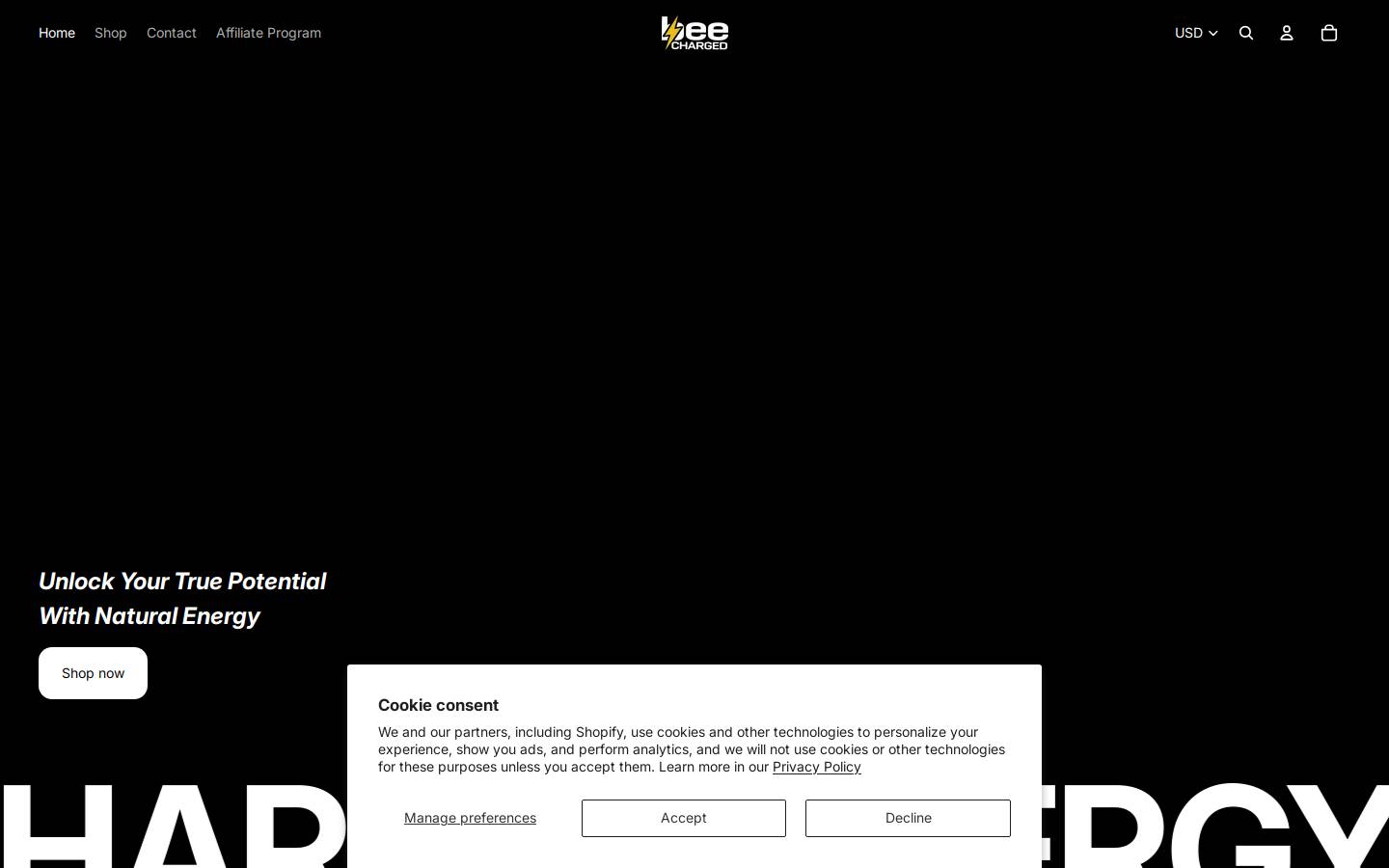 beechargednow.com homepage screenshot