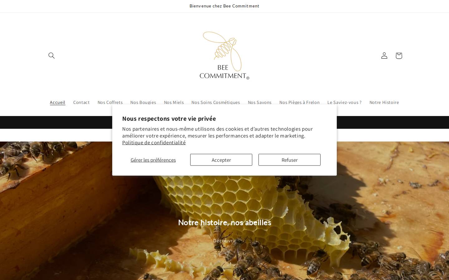 beecommitment.com homepage screenshot