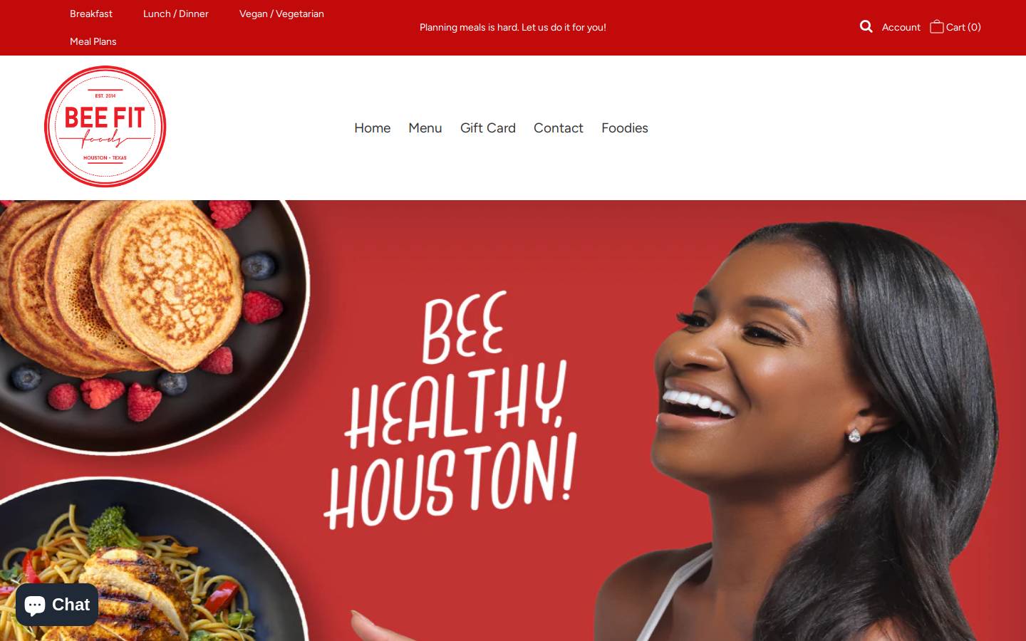 beefitfoods.com homepage screenshot