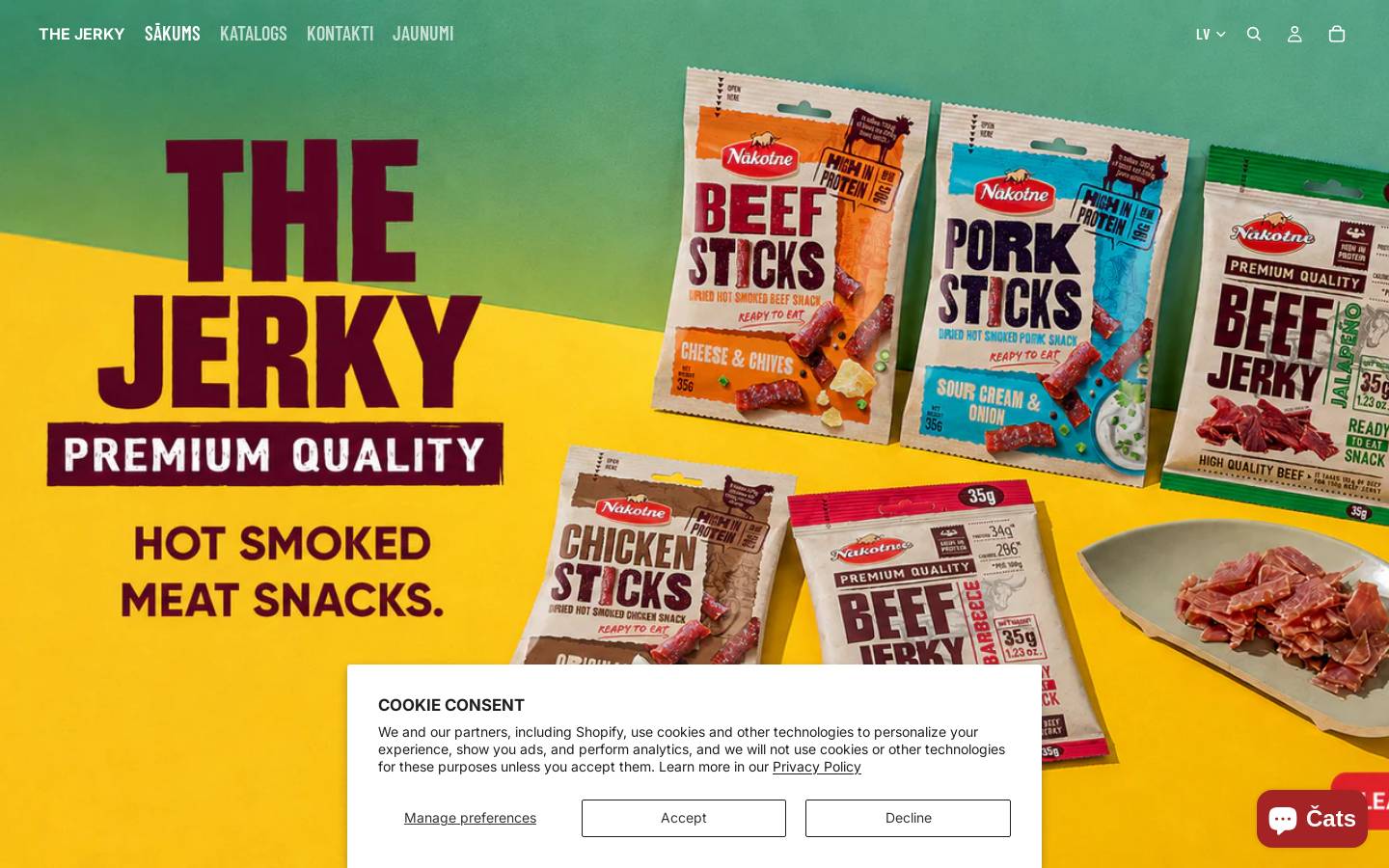 beefjerky.world homepage screenshot