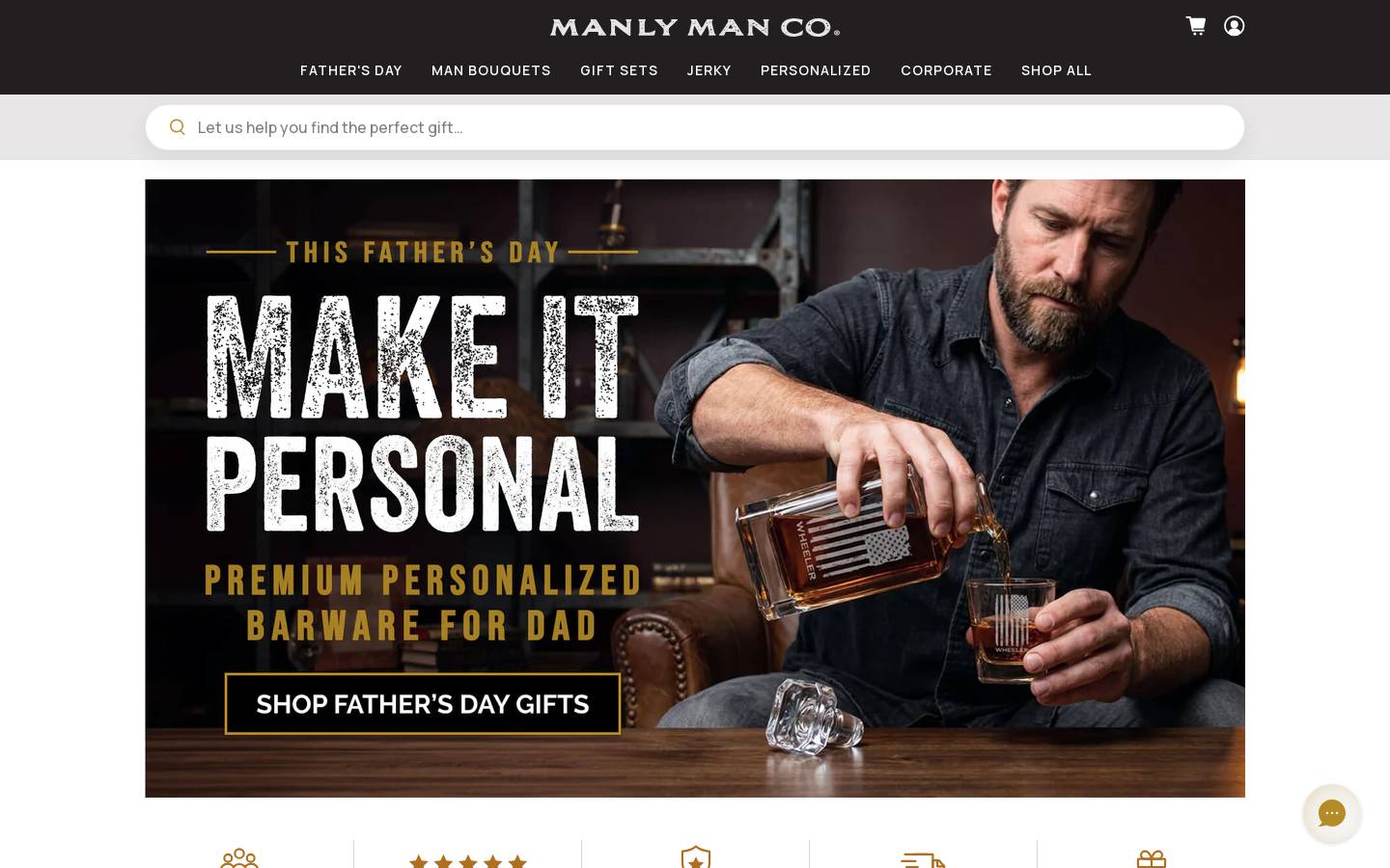 beefjerkybouquets.com homepage screenshot