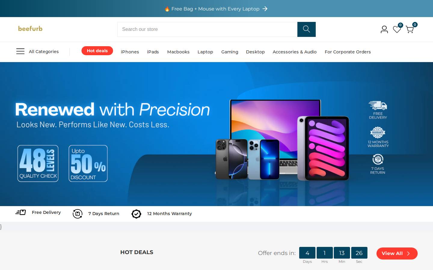 beefurb.com homepage screenshot
