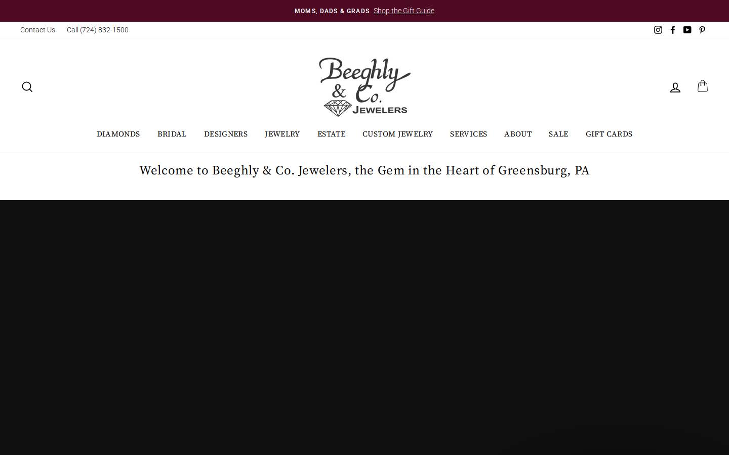 beeghlyandcompany.com homepage screenshot