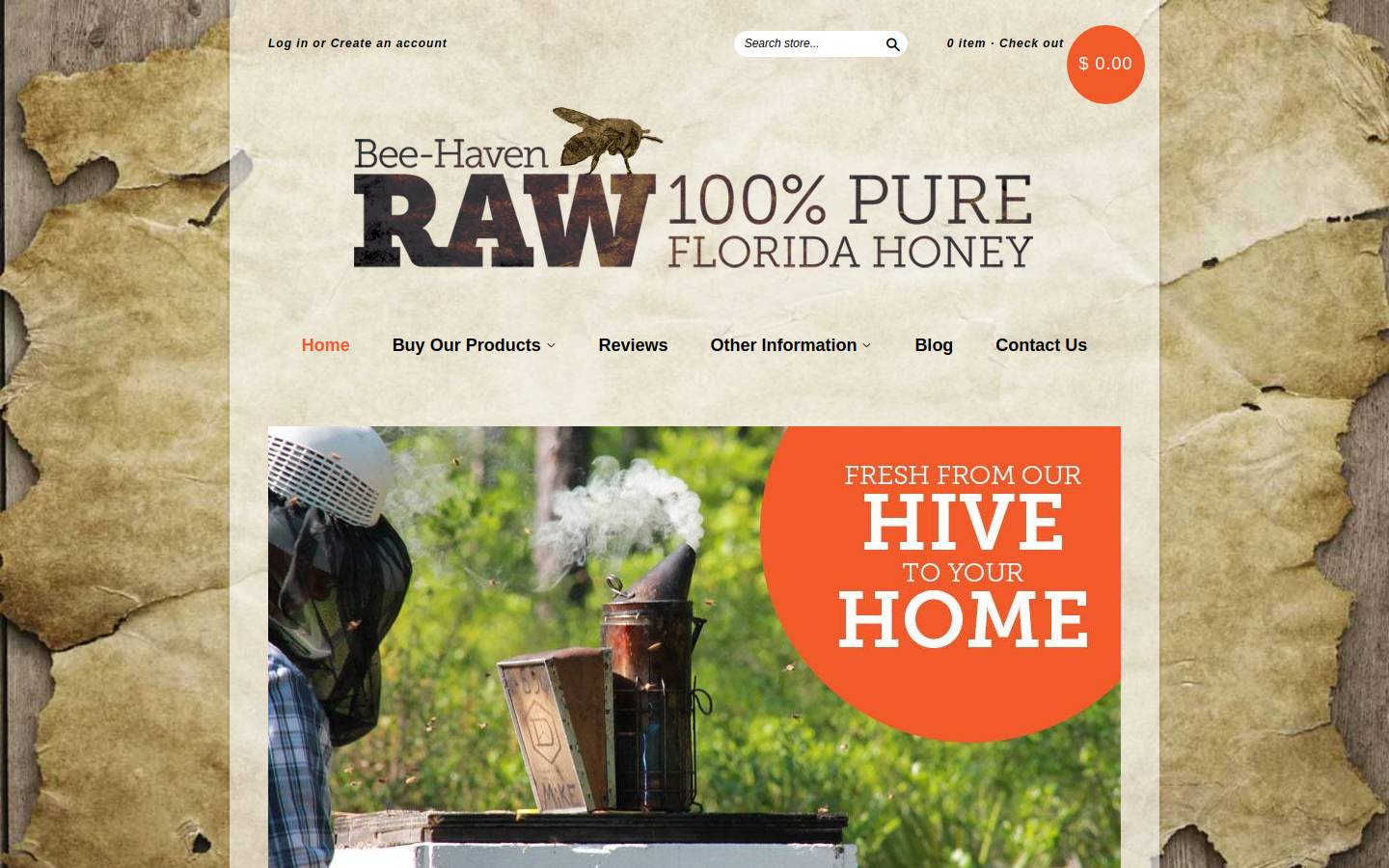 beehavenfl.com homepage screenshot