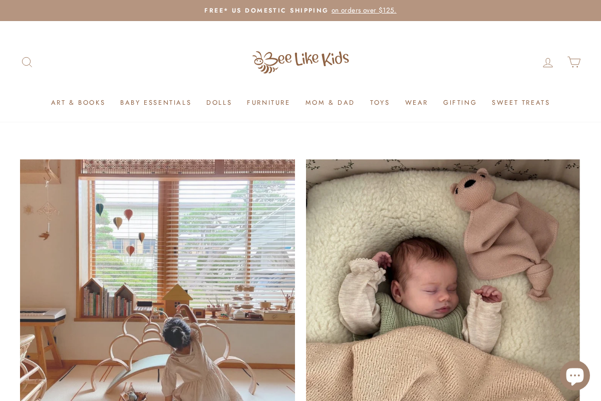 Bee Like Kids homepage screenshot