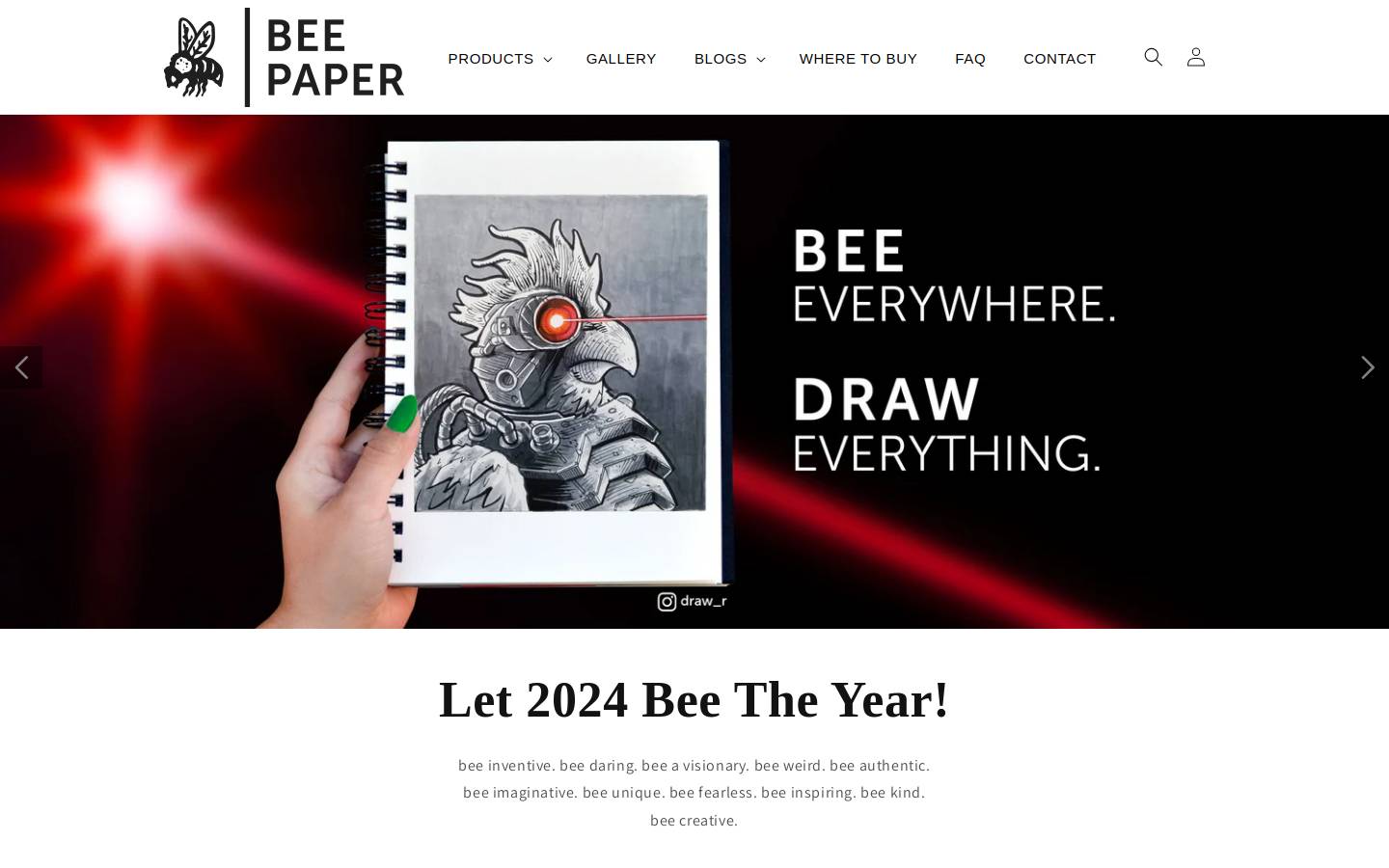beepaper.com homepage screenshot
