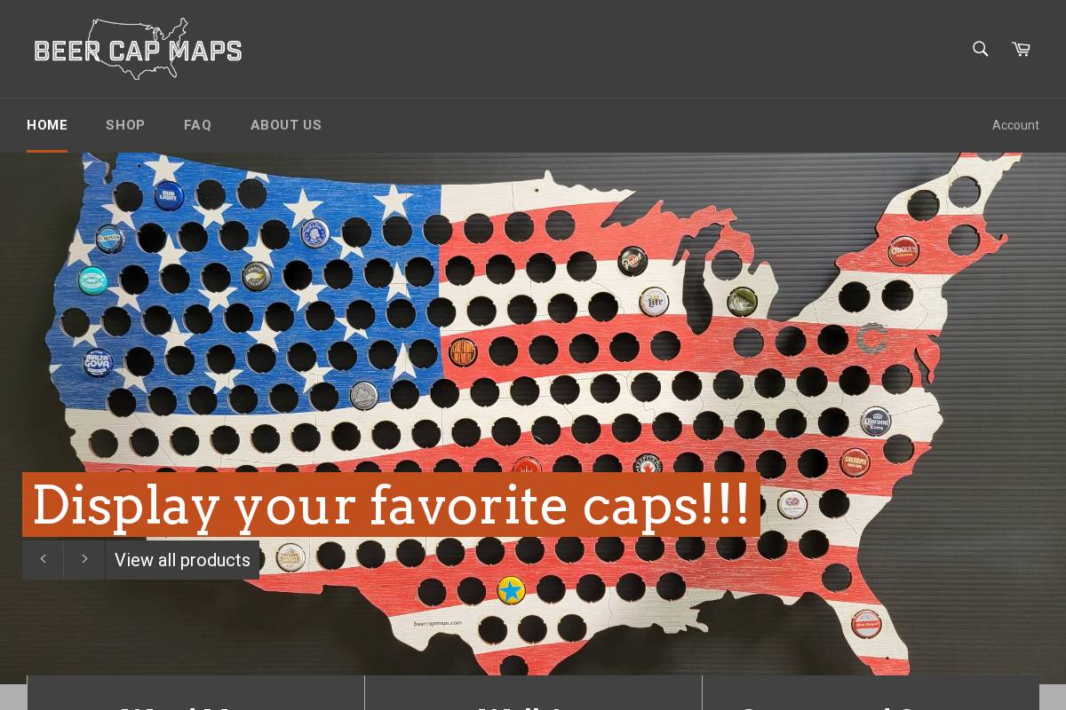 beercapmaps.com homepage screenshot