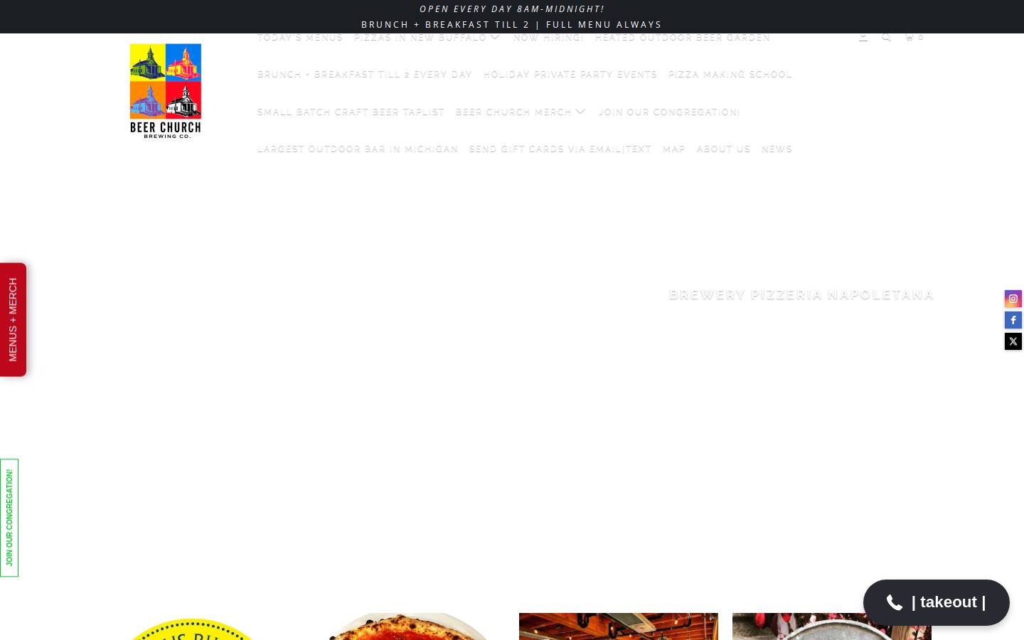 beerchurchbrewing.com homepage screenshot