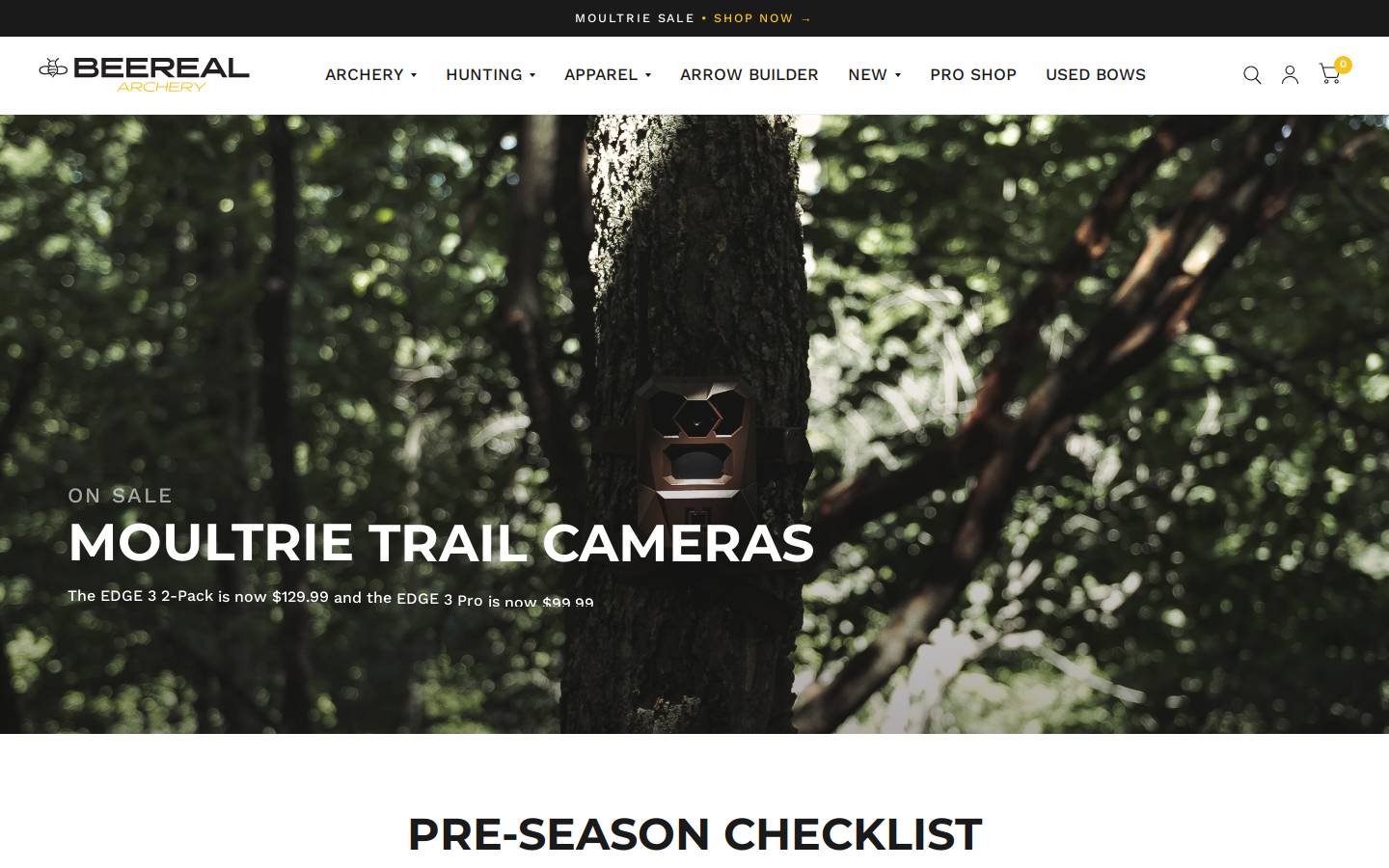beerealcustom.com homepage screenshot