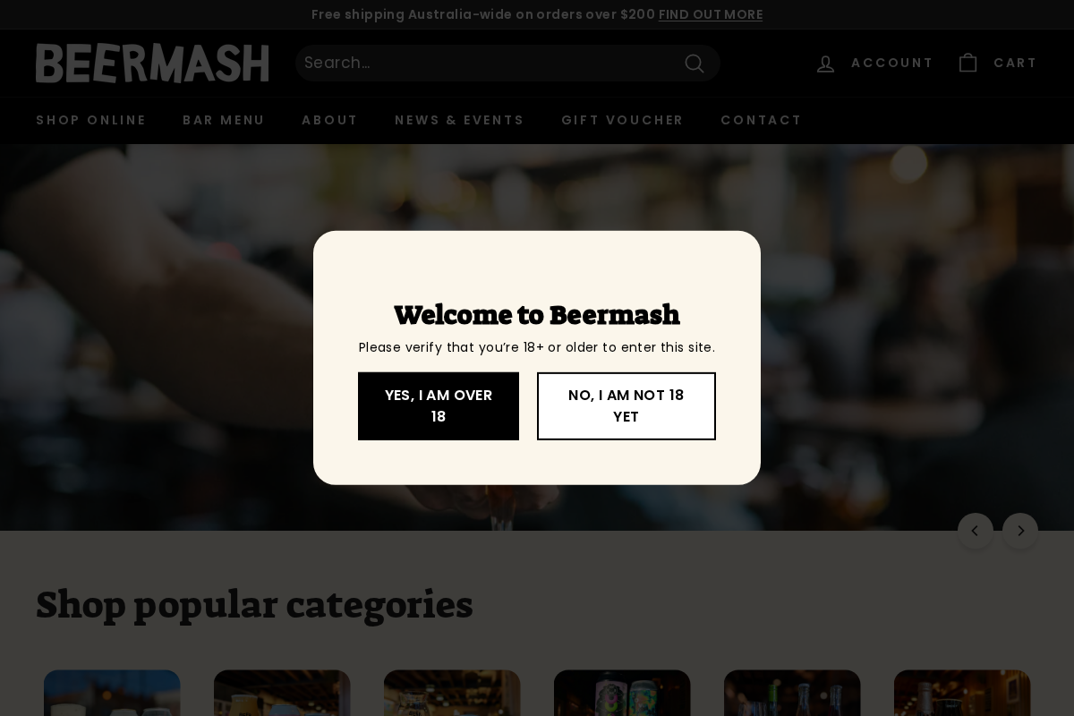 Beermash homepage screenshot