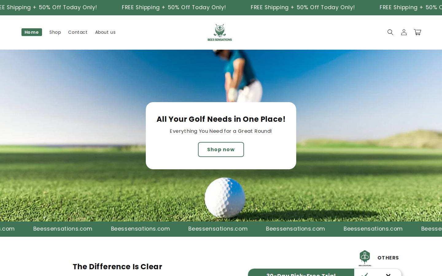 beessensation.com homepage screenshot
