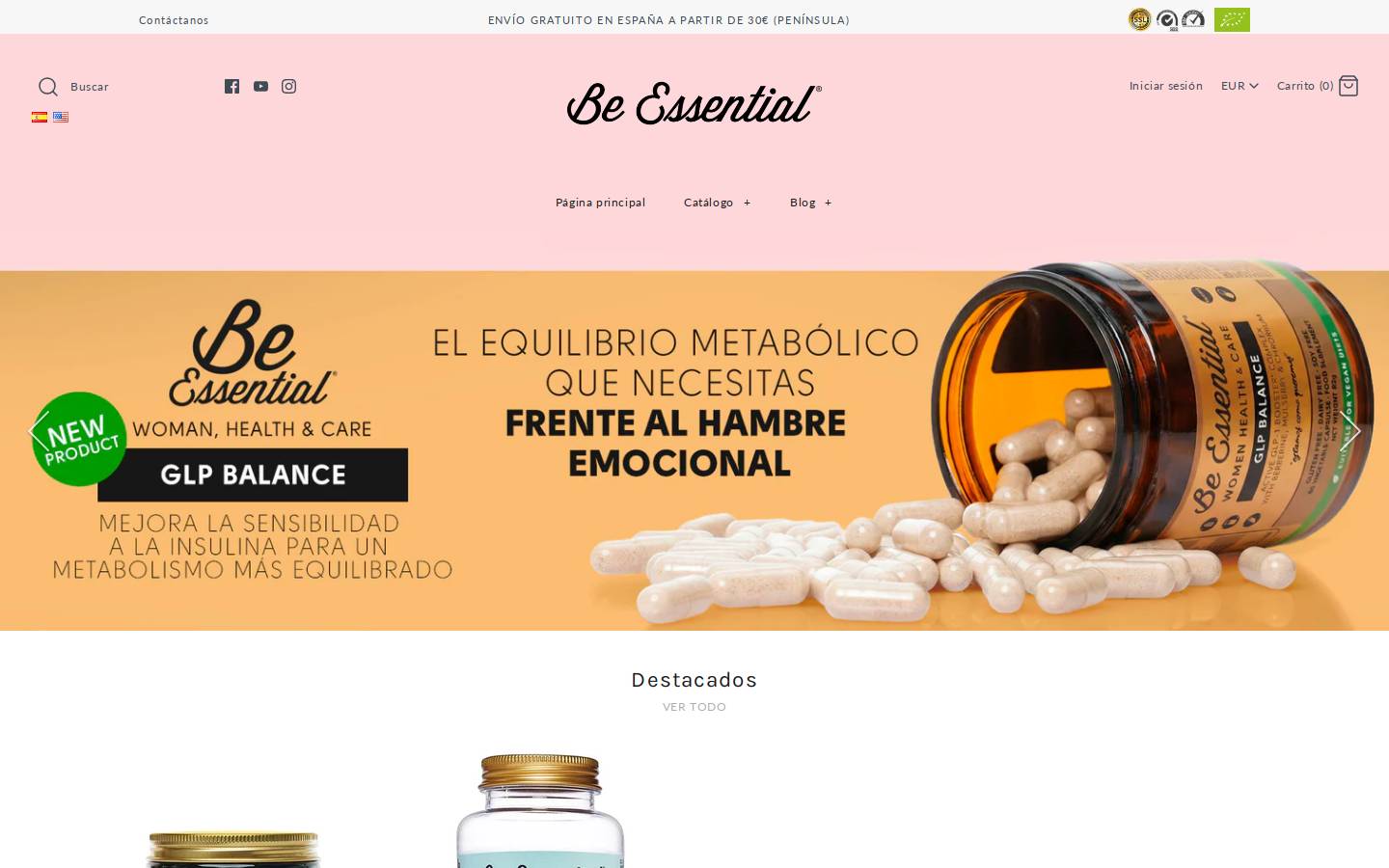 beessential.net homepage screenshot