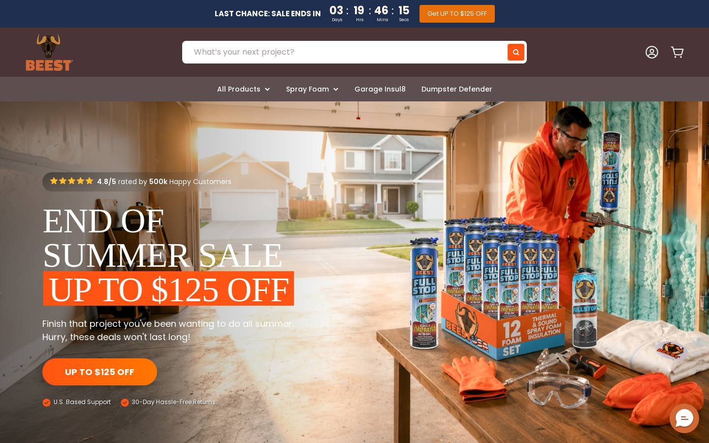 beestusa.com homepage screenshot