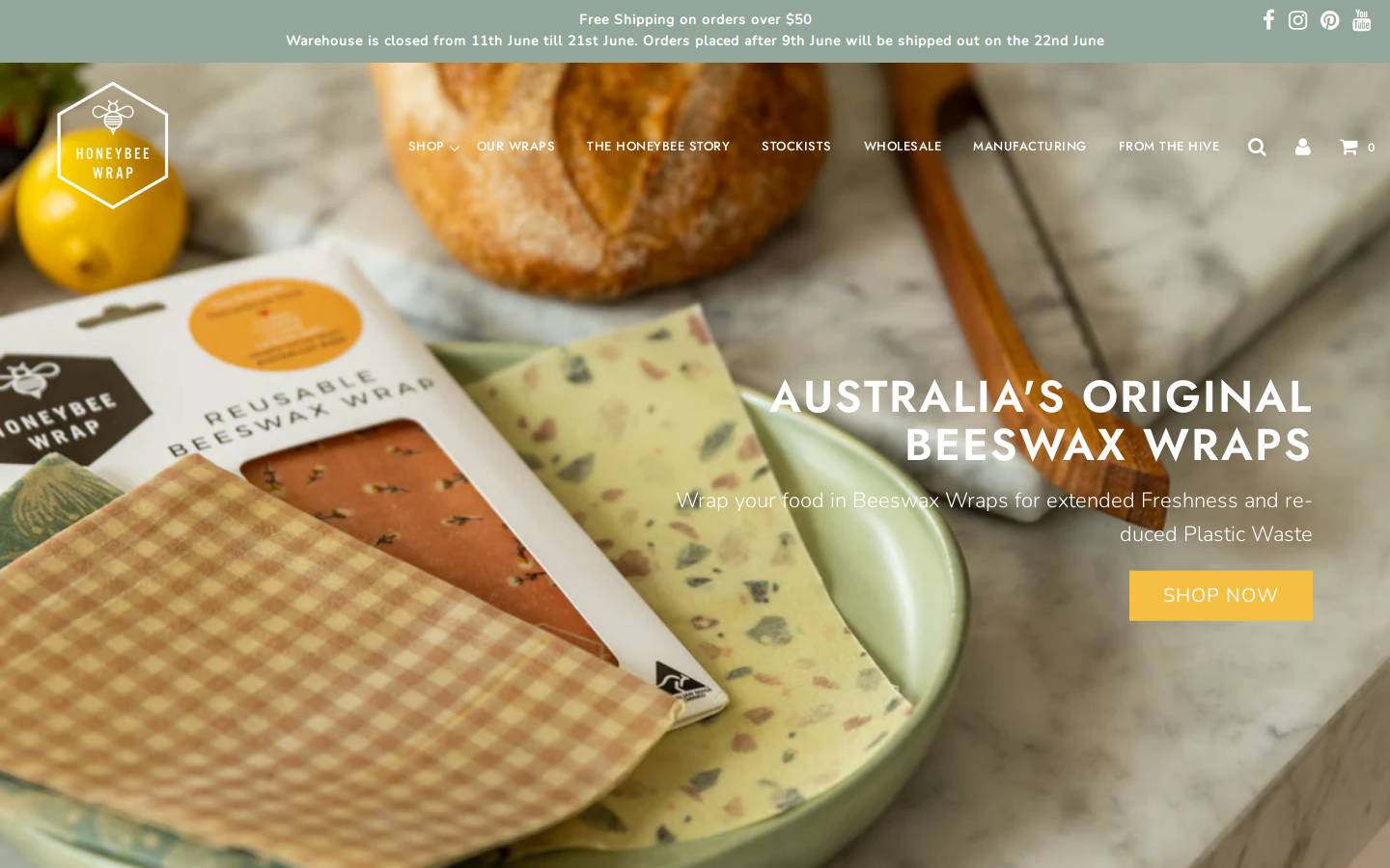 beeswaxwrap.com homepage screenshot