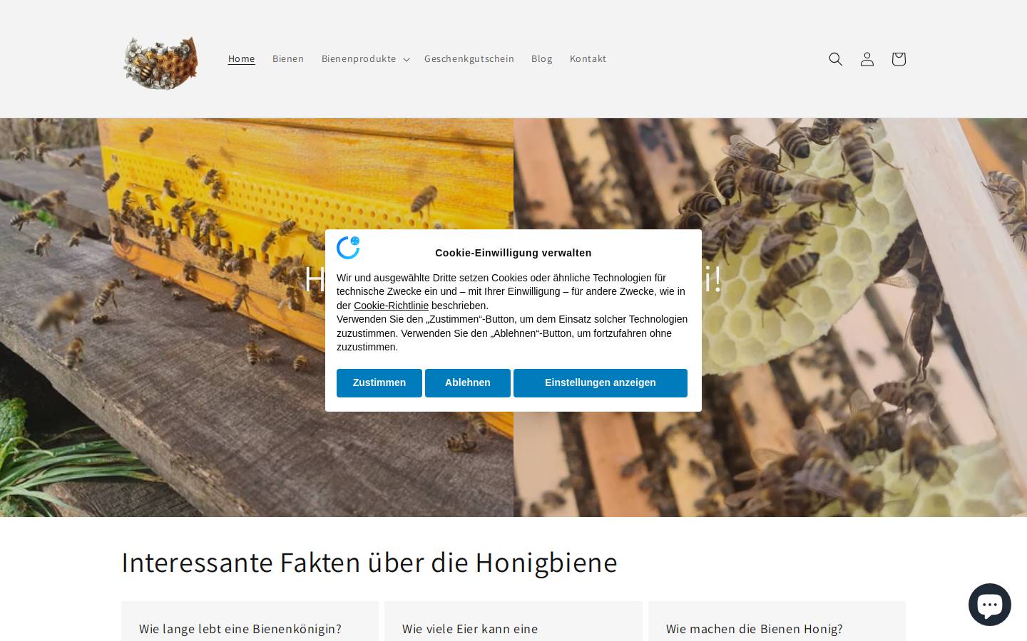 beesyfactory.de homepage screenshot