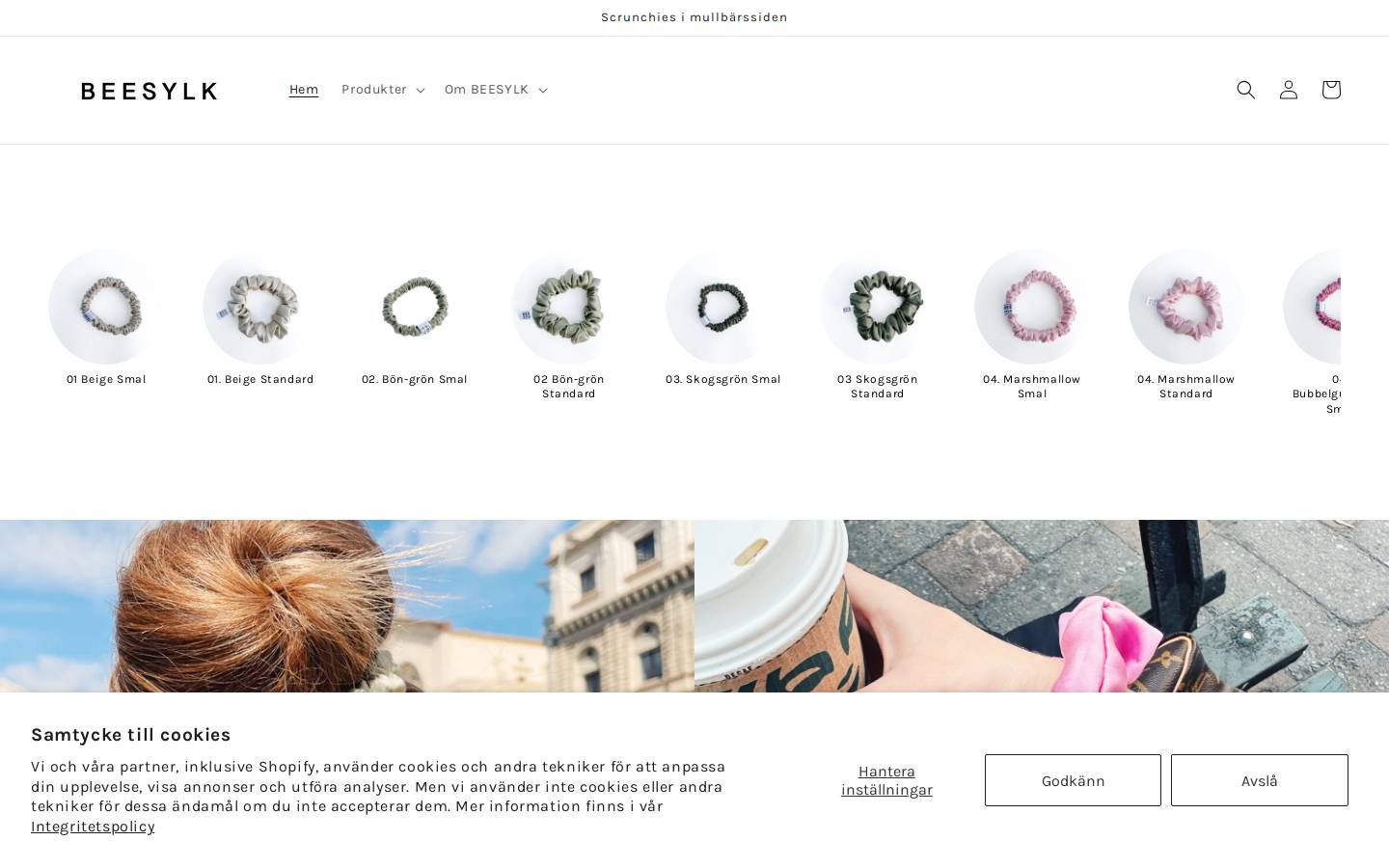 beesylk.com homepage screenshot
