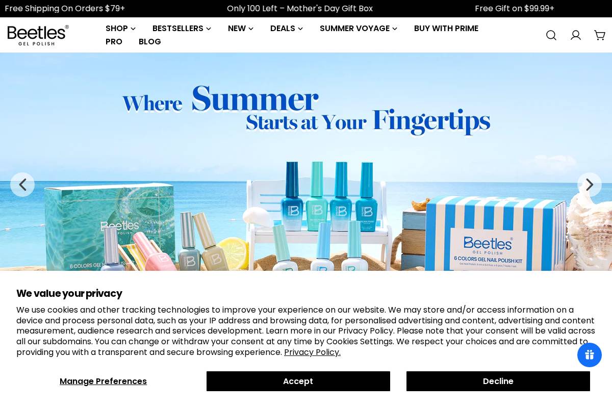 beetlesgelpolish homepage screenshot