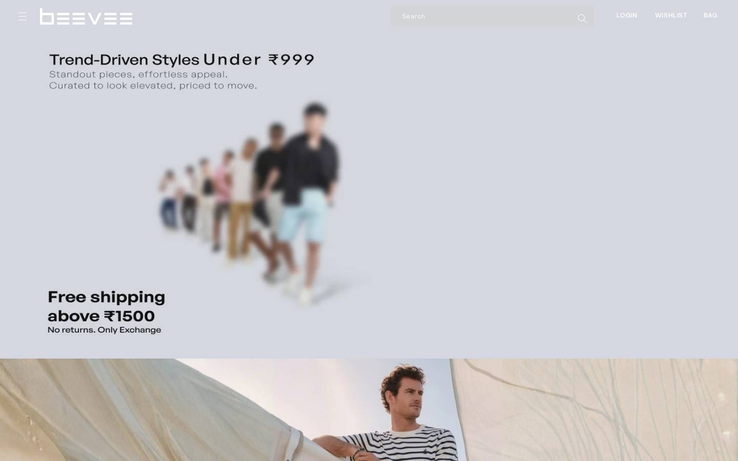 beevee.in homepage screenshot
