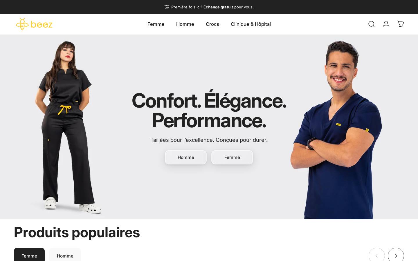 beez.ma homepage screenshot
