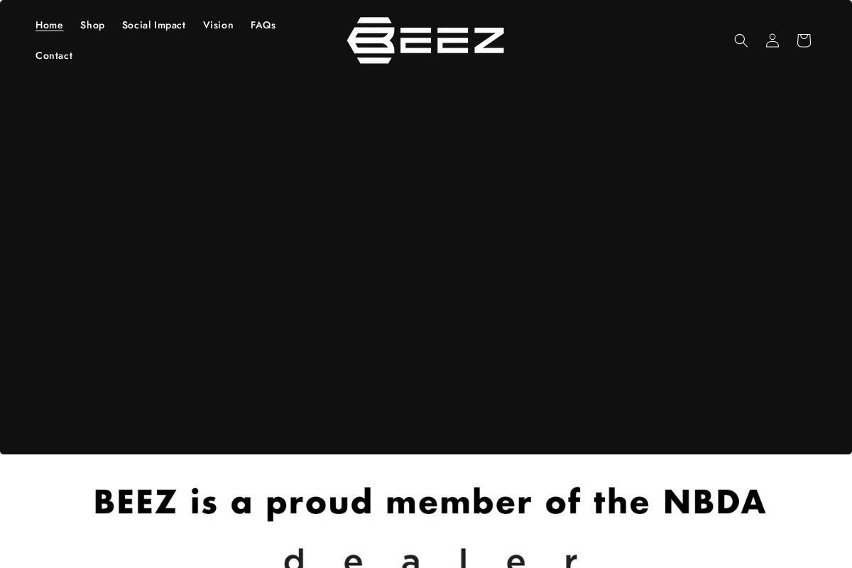 BEEZ Bikes homepage screenshot