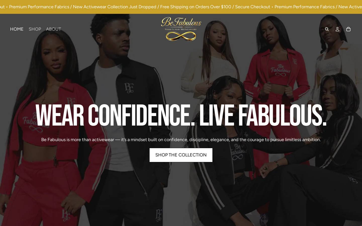 befabulous.store homepage screenshot