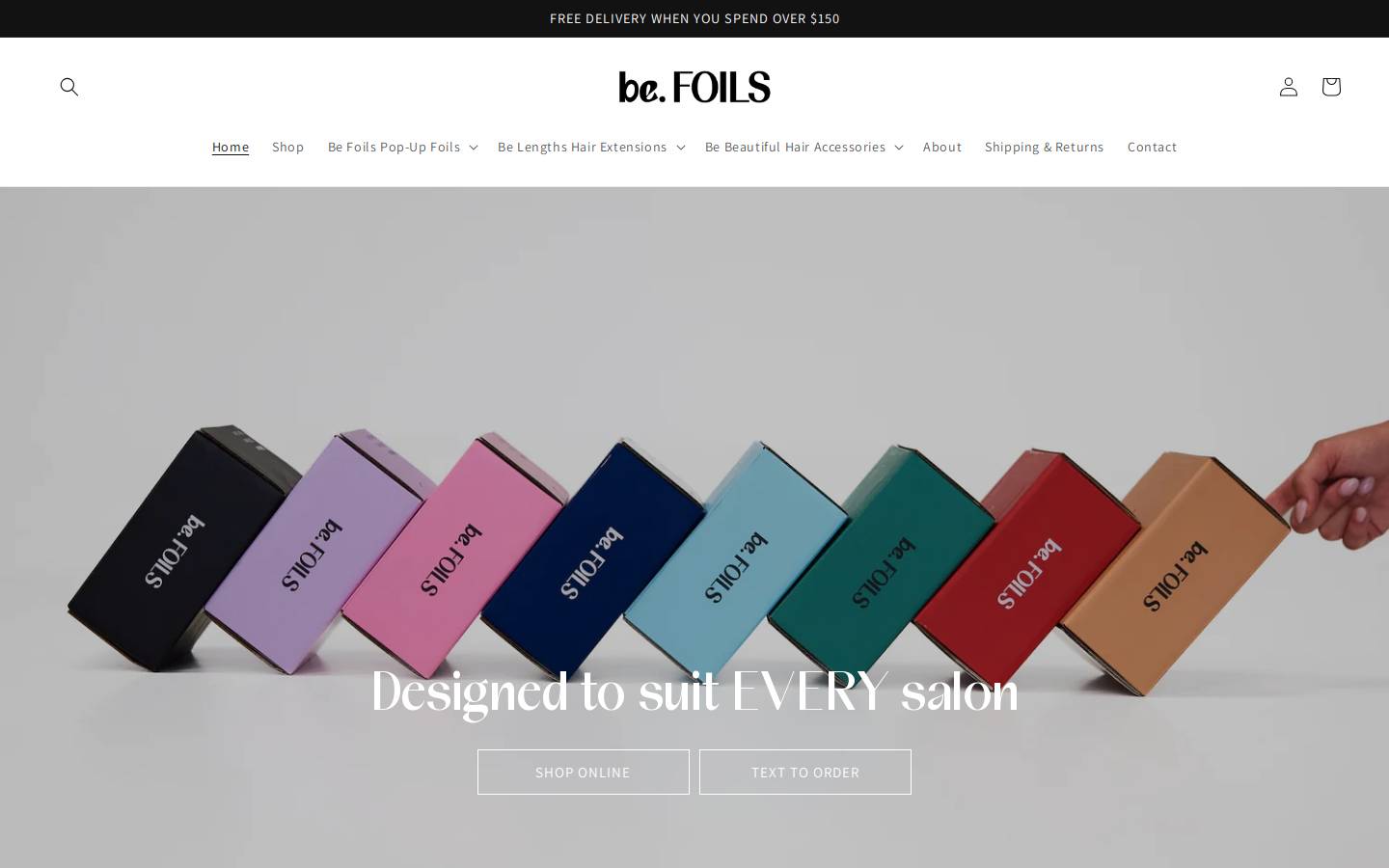 befoils.com homepage screenshot
