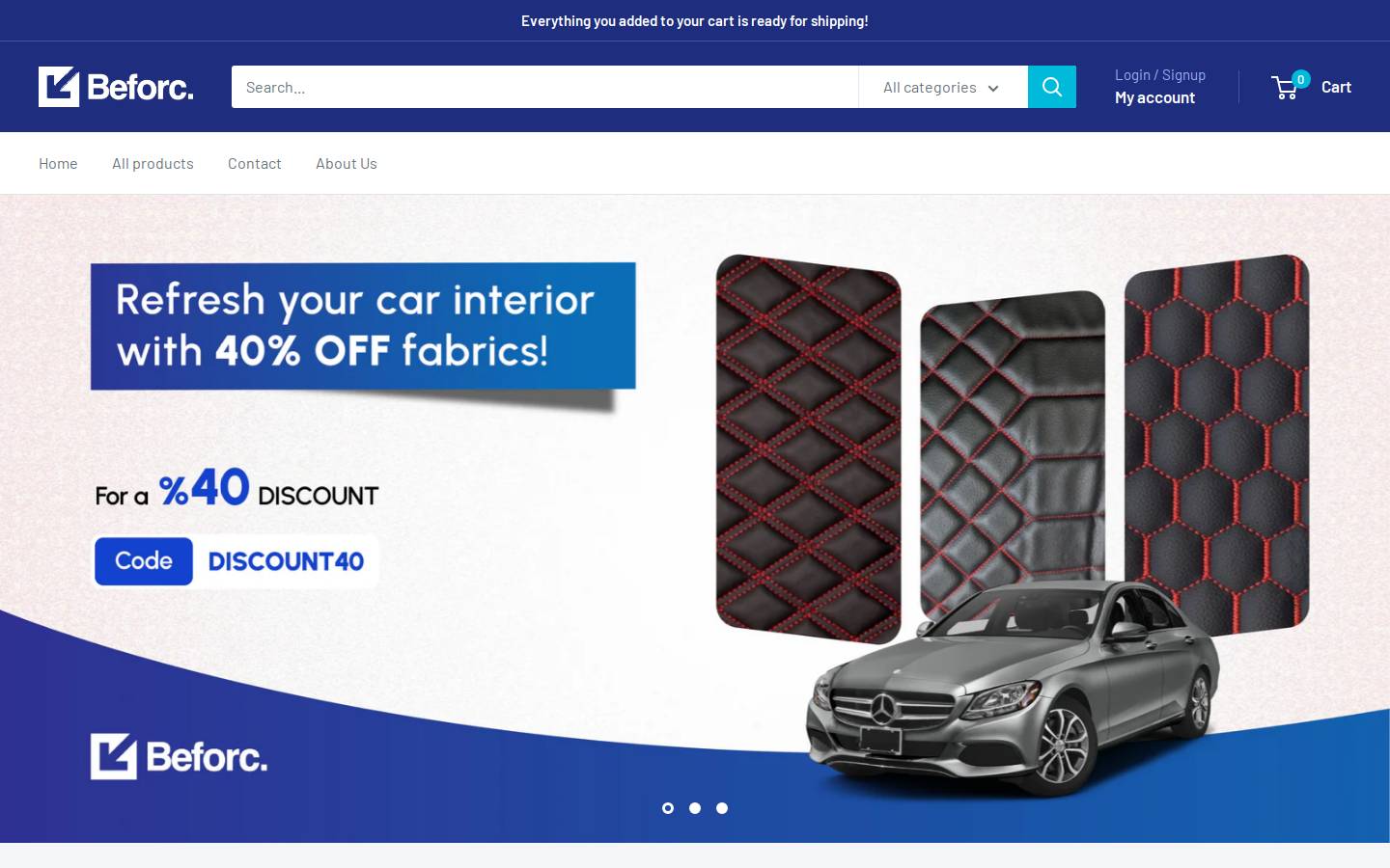 beforc.com homepage screenshot