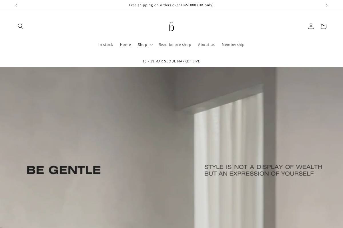 begentlest.com homepage screenshot