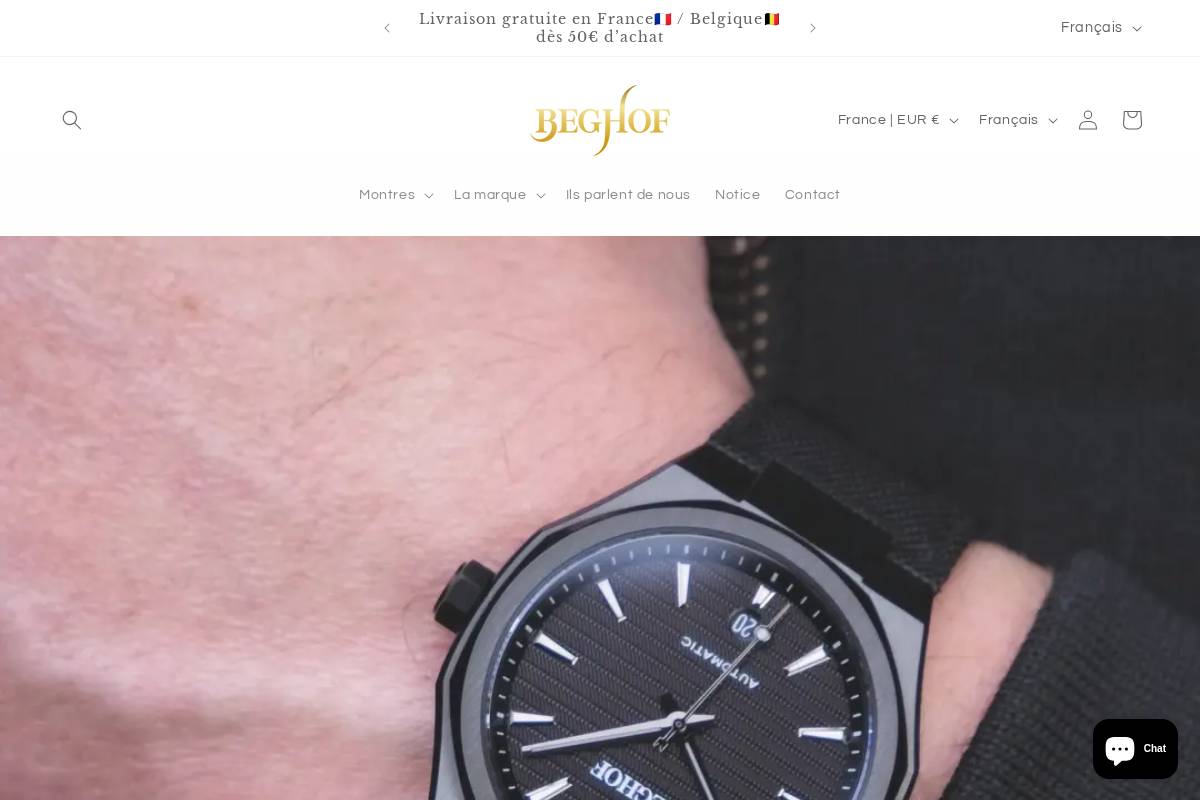 beghof.com homepage screenshot