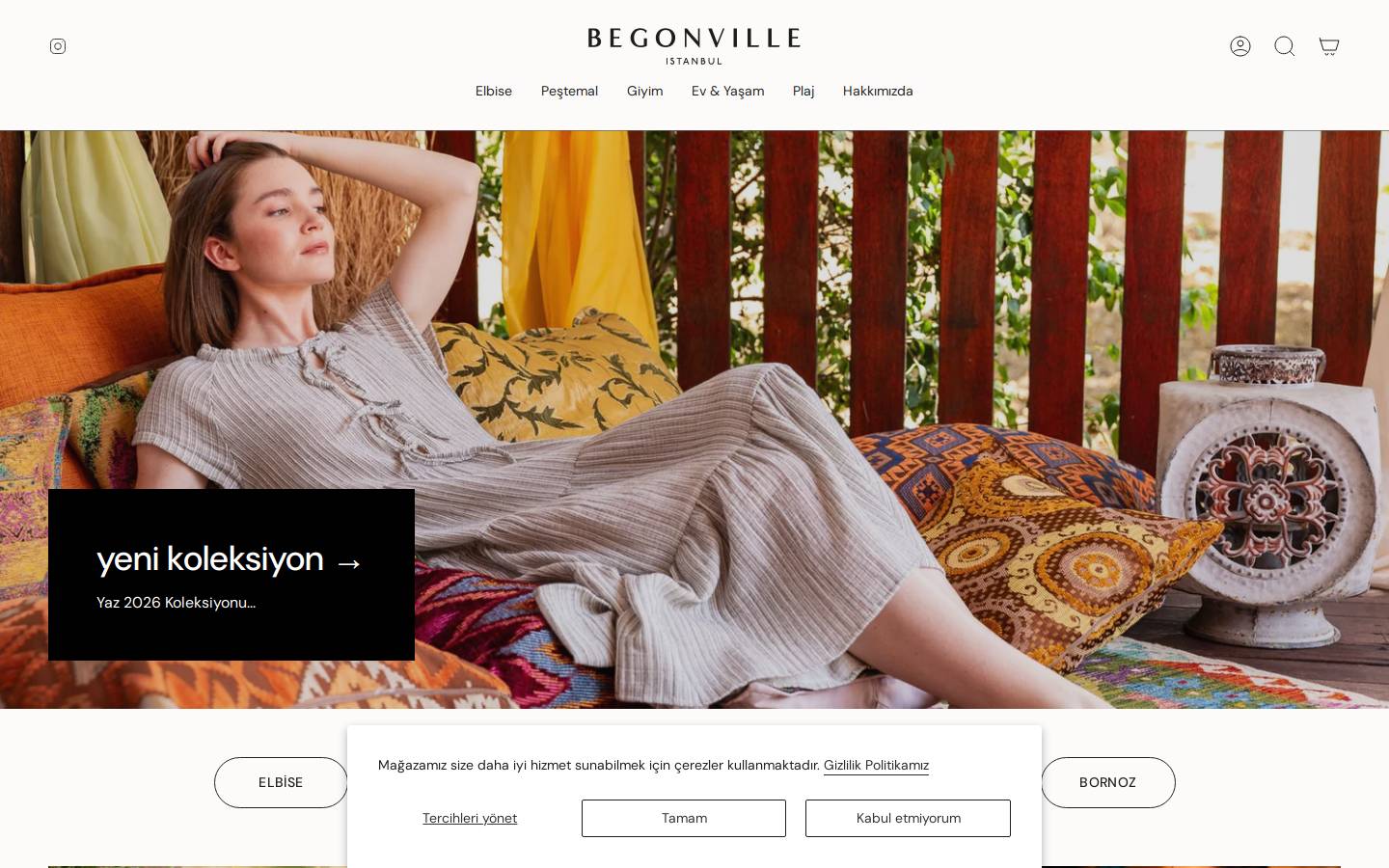 Begonville homepage screenshot