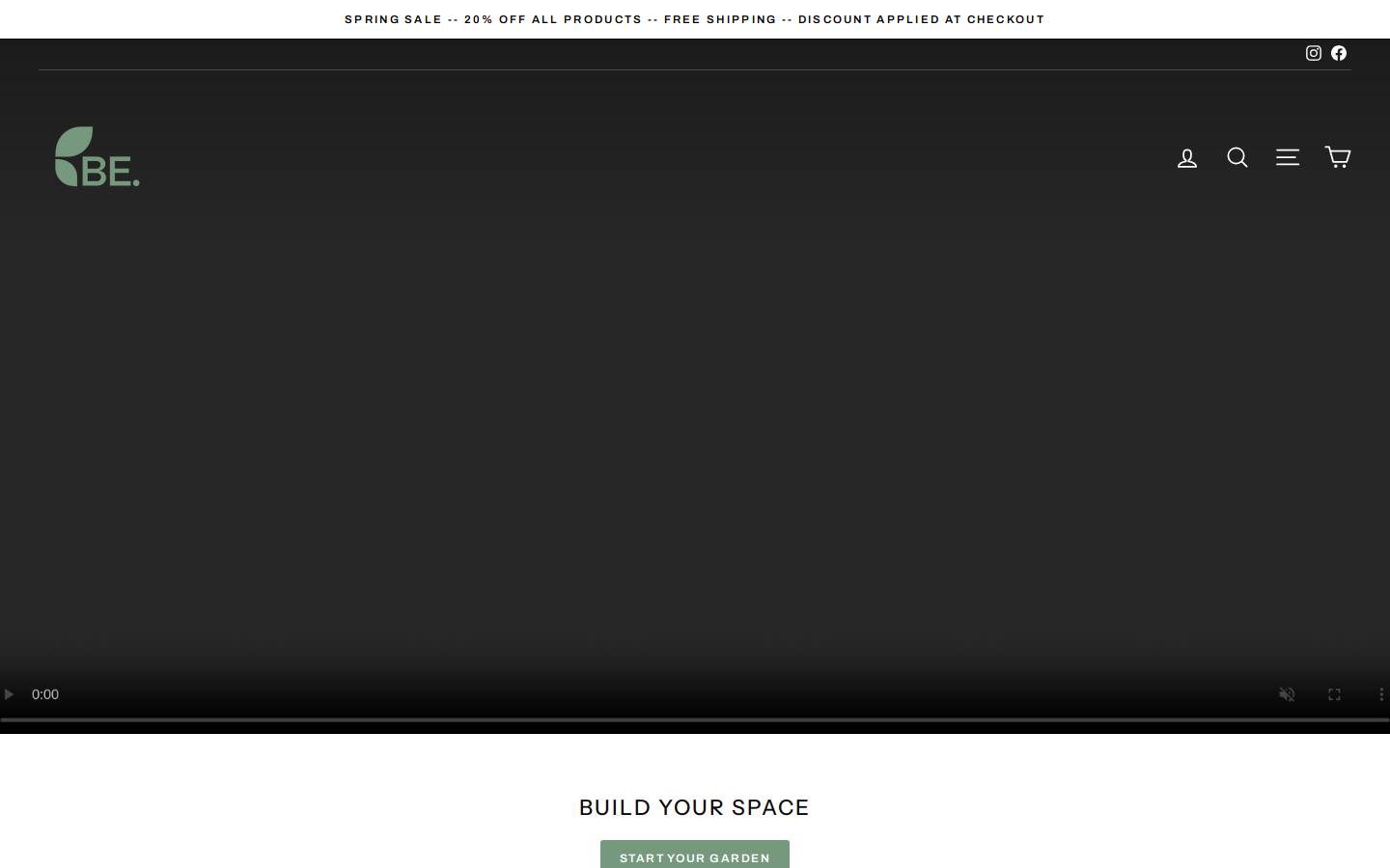 begreenliving.com homepage screenshot