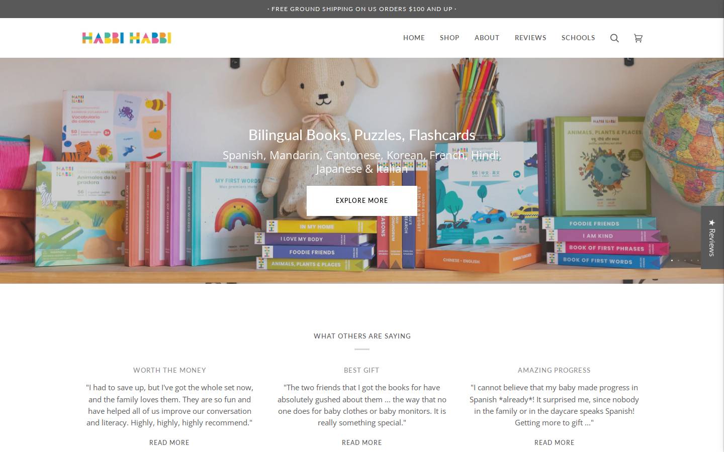 behabbi.com homepage screenshot