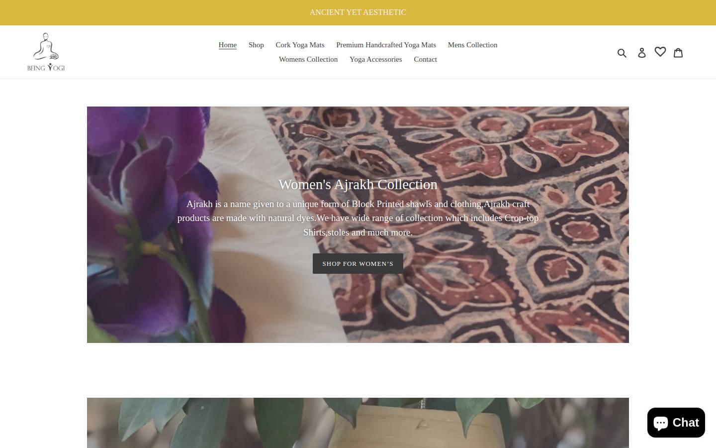 beingyogi.in homepage screenshot