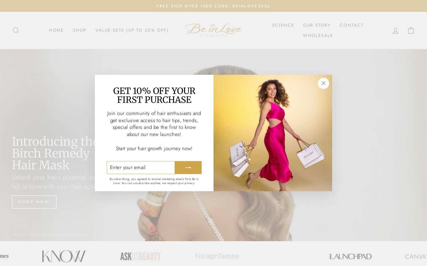 beinlove.com homepage screenshot