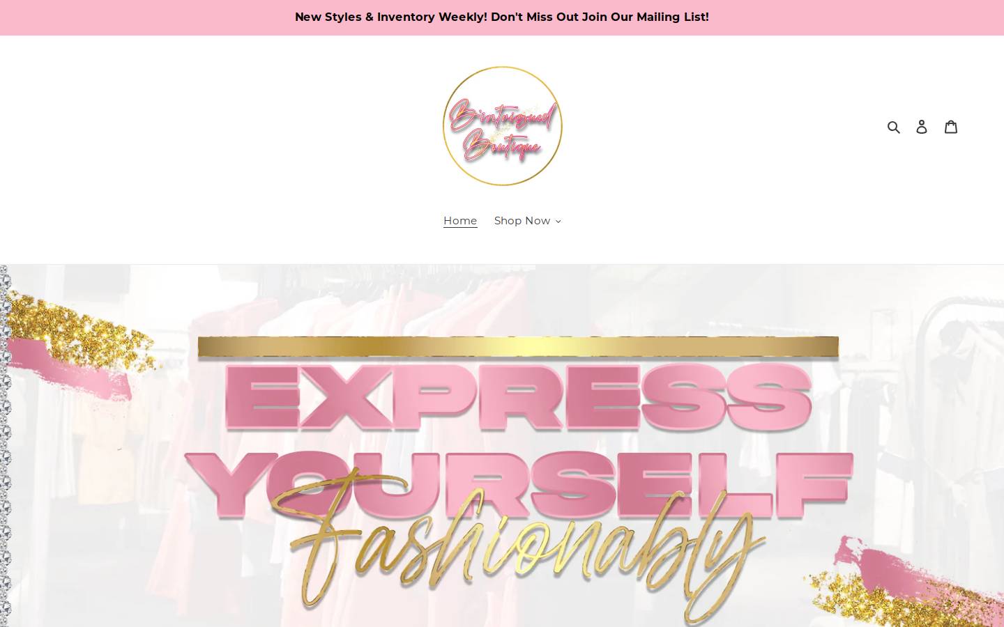 beintriguedboutique.com homepage screenshot