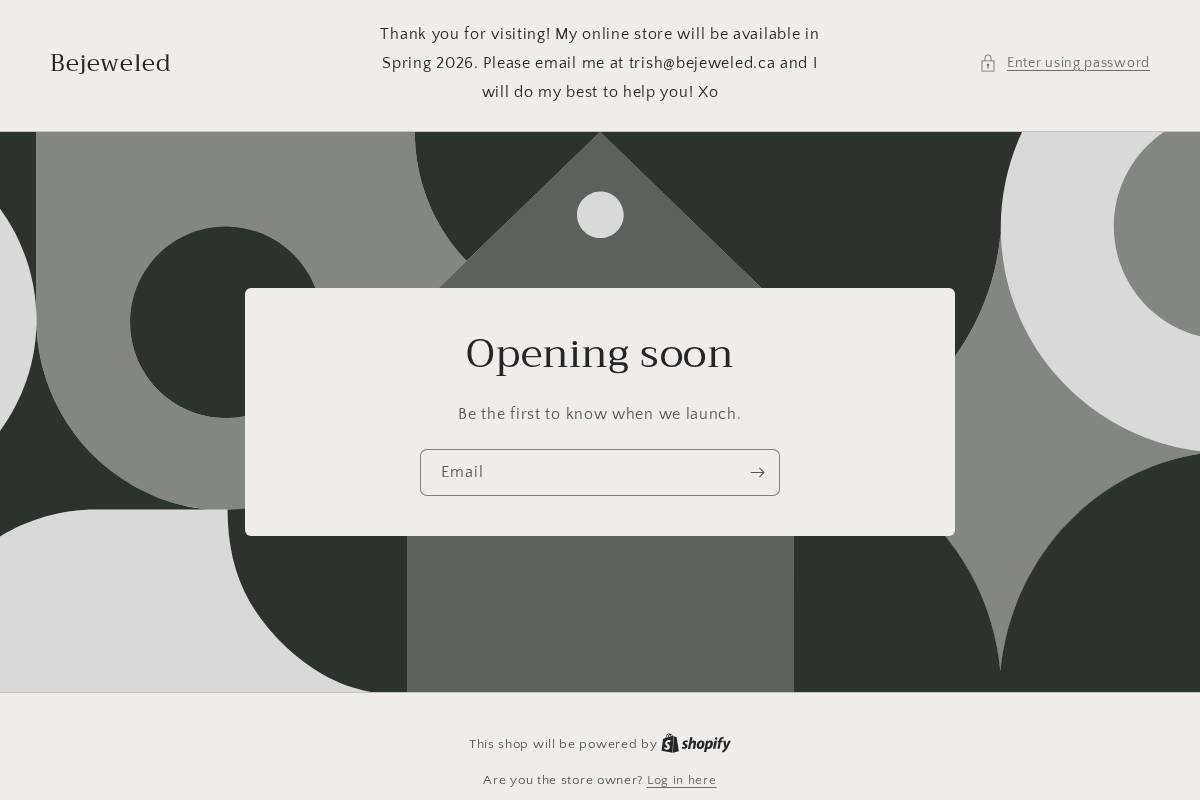 bejeweled.ca homepage screenshot
