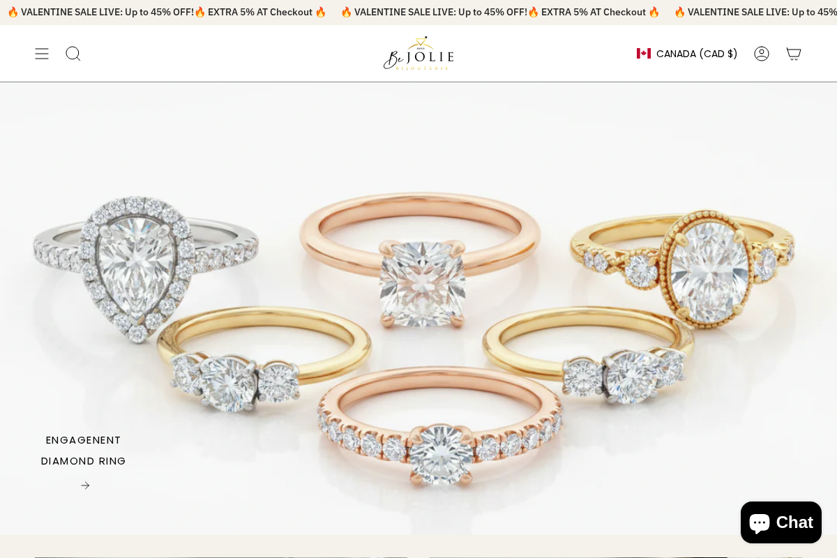 Be Jolie homepage screenshot