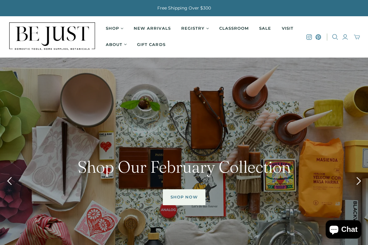 bejustcville.com homepage screenshot